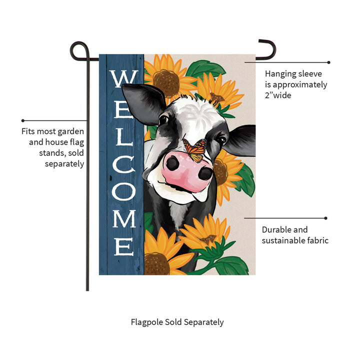 Mooove Over For Fall 2 Sided Garden Flag