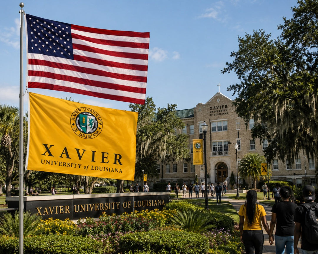 Xavier University of Louisiana Flag 3x5 Logo