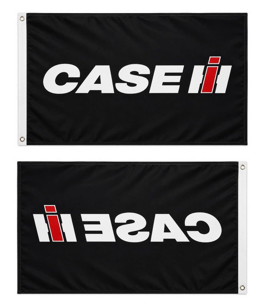 Case IH Flag 3x5 Black Single Sided International Harvester
