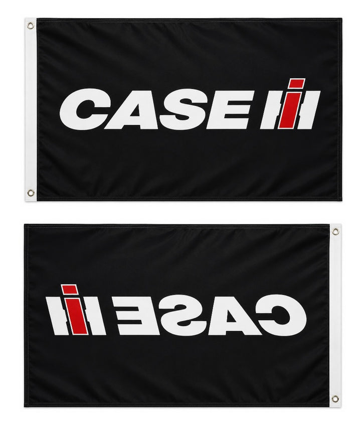 Case IH Flag 3x5 Black Single Sided International Harvester