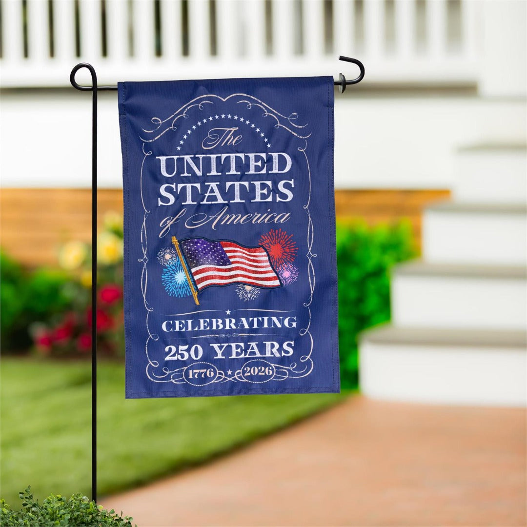 250th Anniversary Celebration 2 Sided Garden Flag heartlandflags