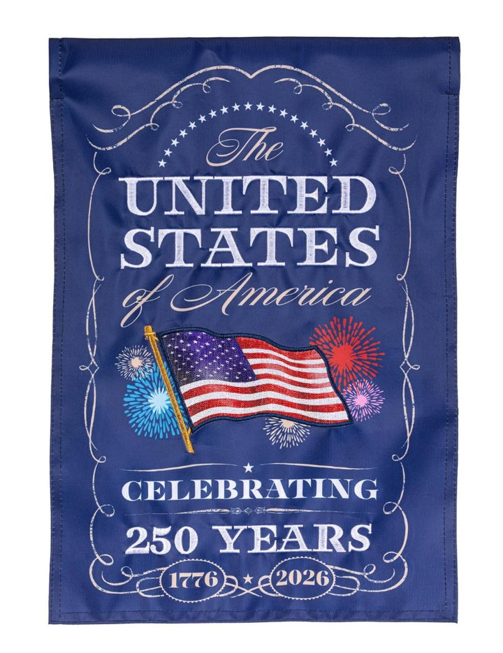250th Anniversary Celebration 2 Sided Garden Flag heartlandflags