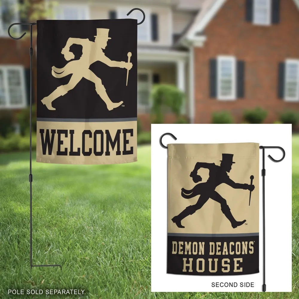 Demon Deacons House 2 Sided Garden Flag