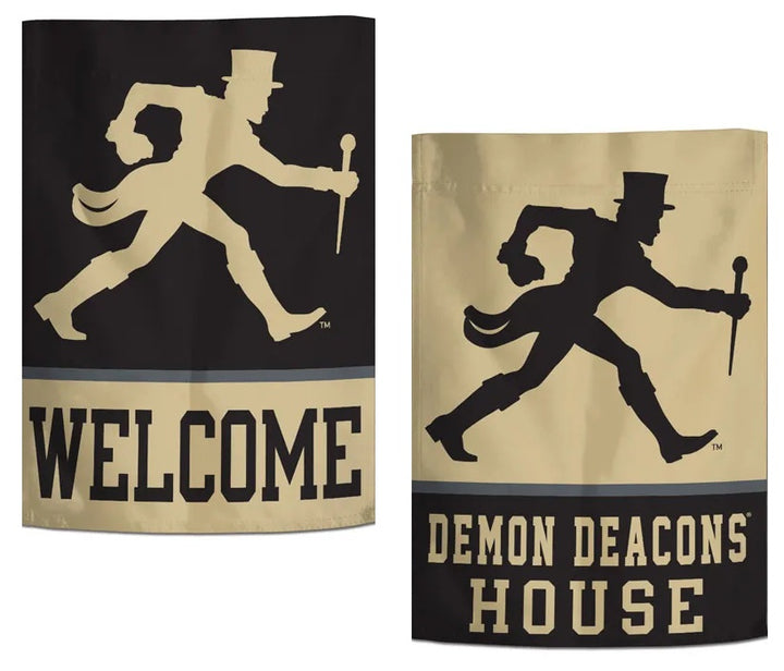 Demon Deacons House 2 Sided Garden Flag