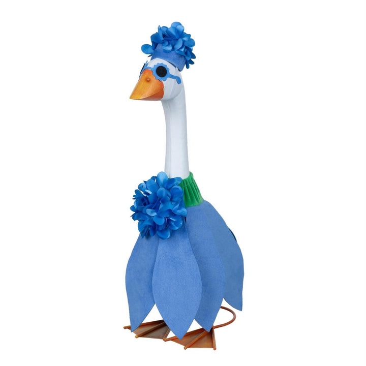 Blue Hydrangea Outfit for Giddy the Goose