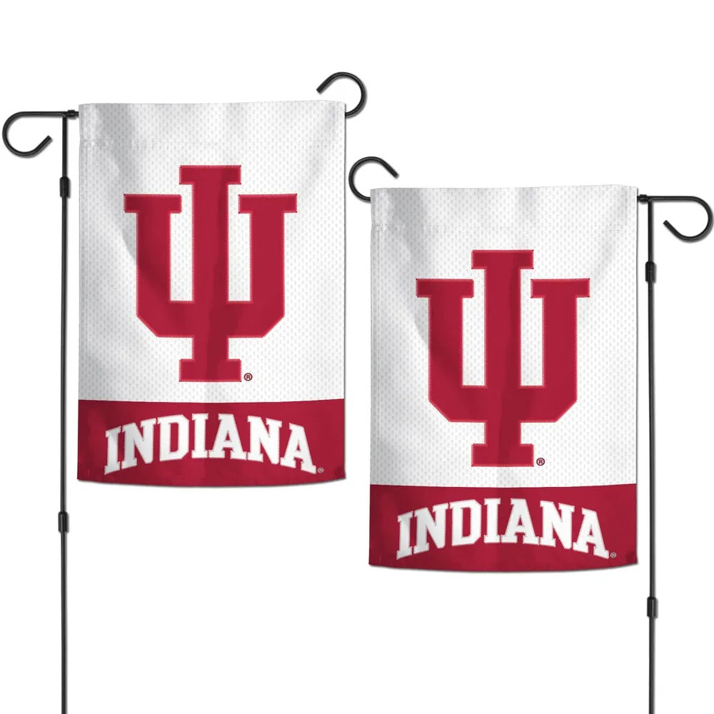 Indiana Hoosiers 2 Sided Embroidered Garden Flag