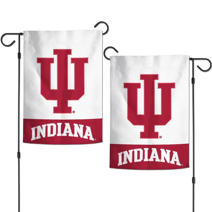 Indiana Hoosiers 2 Sided Embroidered Garden Flag
