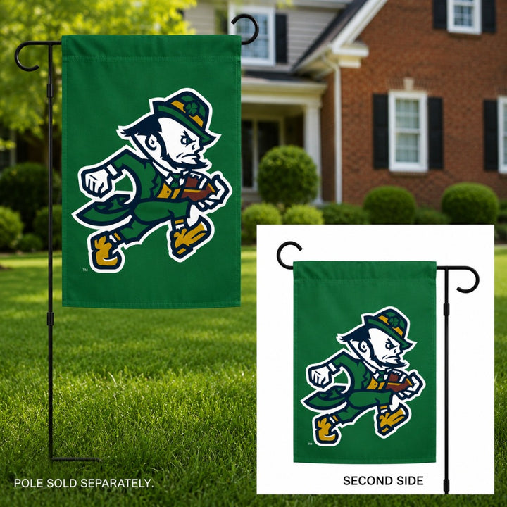 Notre Dame 2 Sided Football Garden Flag