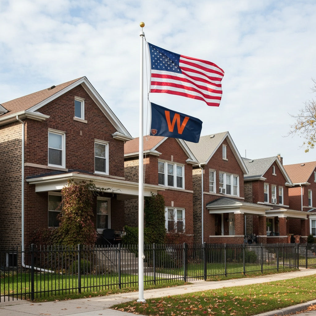 Chicago Bears Win 2 Sided 2x3 Flag