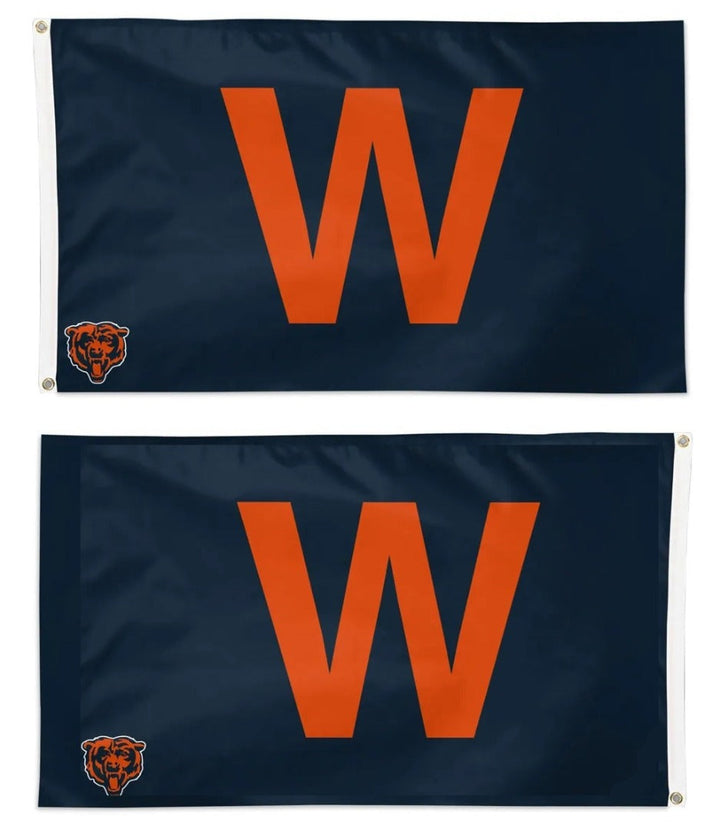 Chicago Bears Win 2 Sided 2x3 Flag