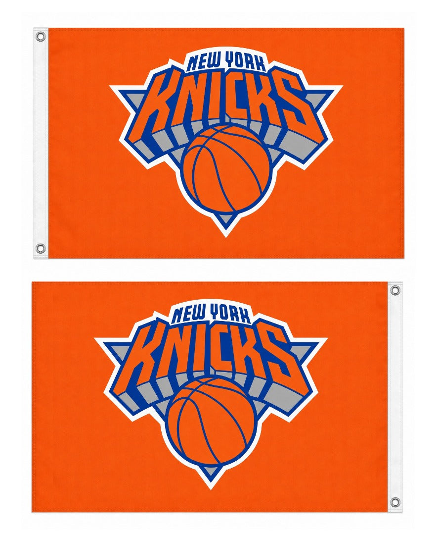 New York Knicks 2 Sided Orange 2x3 Flag