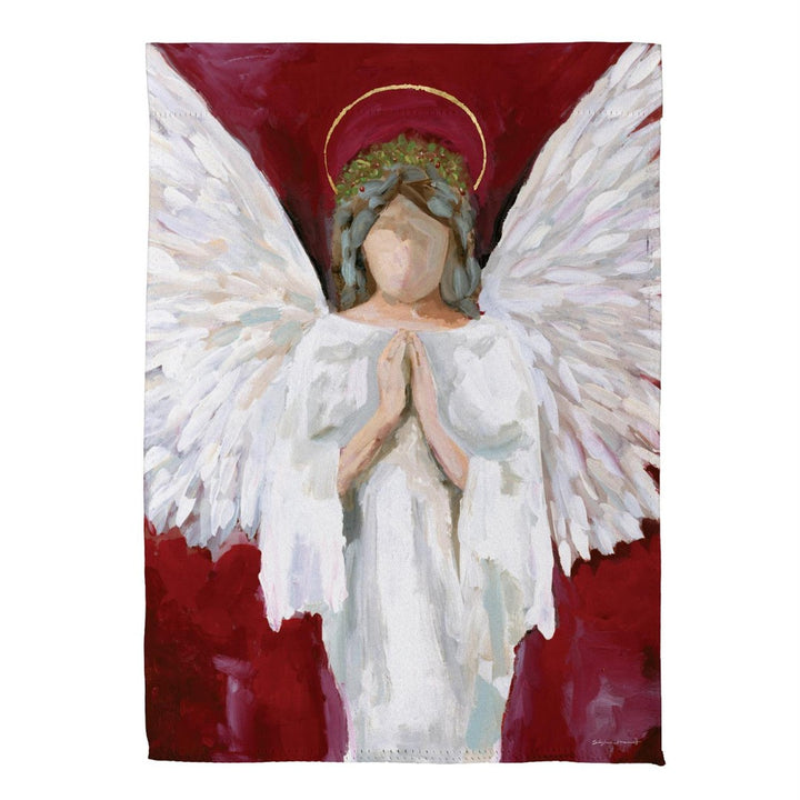 Praying Angel 2 Sided Garden Flag