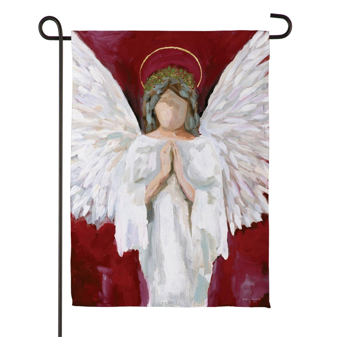 Praying Angel 2 Sided Garden Flag