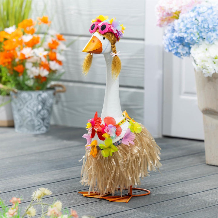 Hula Girl Porch Goose Outfit