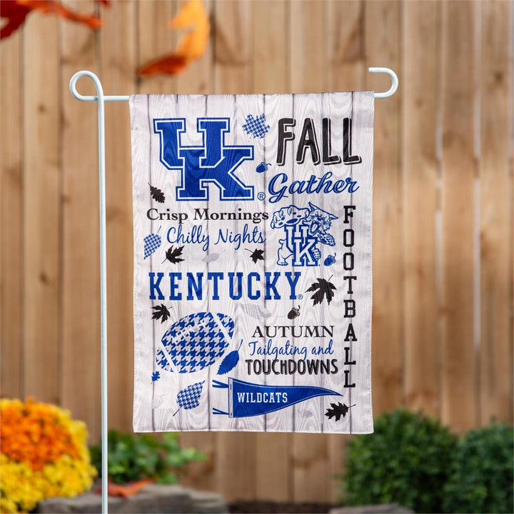 Kentucky Wildcats 2 Sided Fall Garden Flag