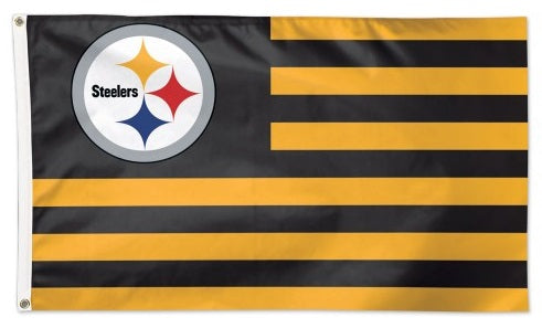 Pittsburgh Steelers Flag Americana 3x5 Stripes