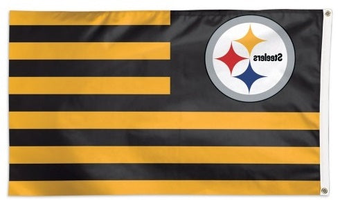 Pittsburgh Steelers Flag Americana 3x5 Stripes