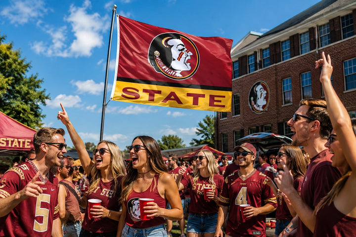 Florida State Seminoles Flag 3x5 Throwback Logo