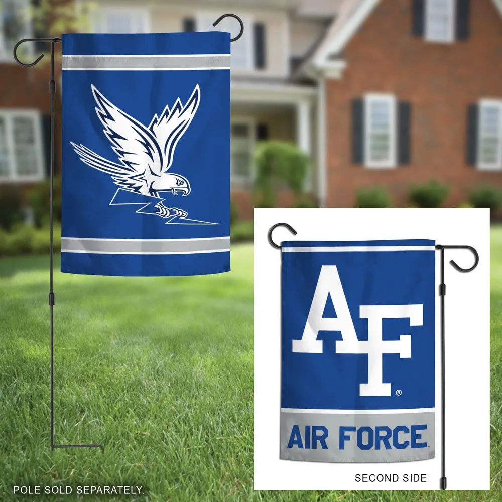 Air Force Academy Garden Flag 2 Sided Double Logo heartlandflags