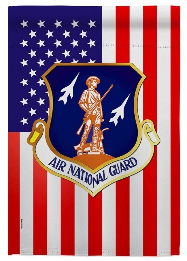 Air National Guard Garden Flag 2 Sided Military heartlandflags
