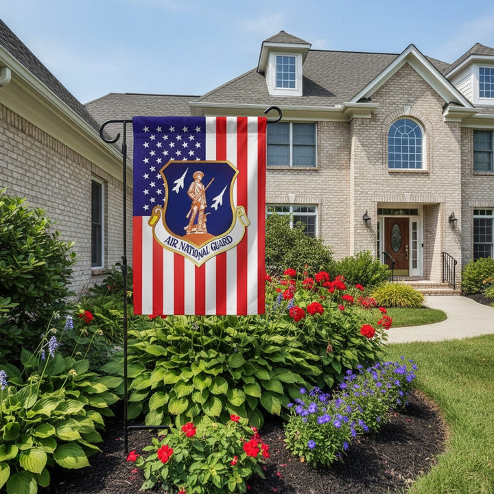 Air National Guard Garden Flag 2 Sided Military heartlandflags