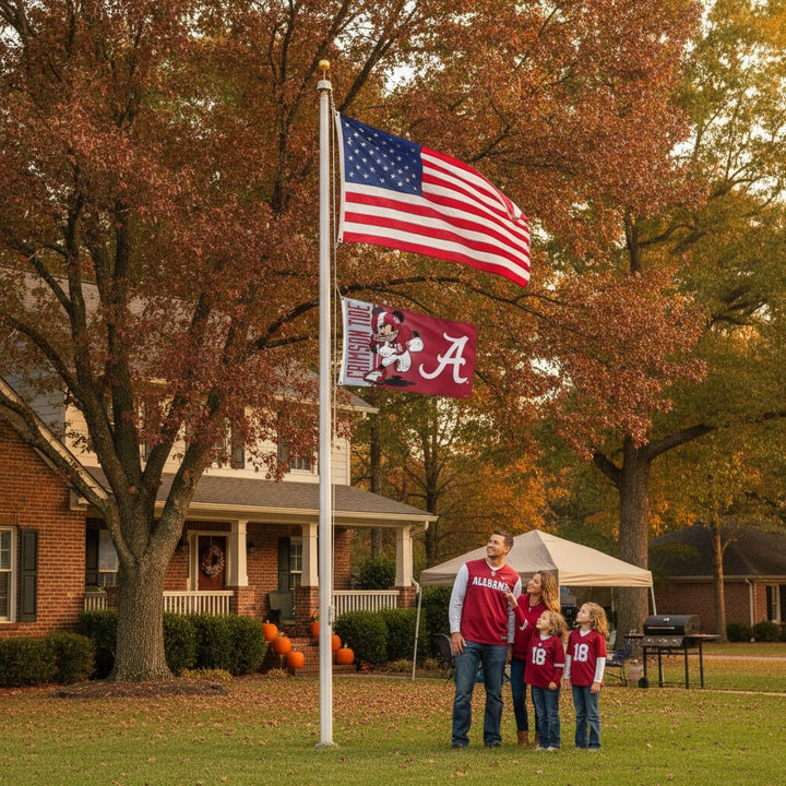 Alabama Crimson Tide Mickey Mouse 3x5 Football Flag heartlandflags