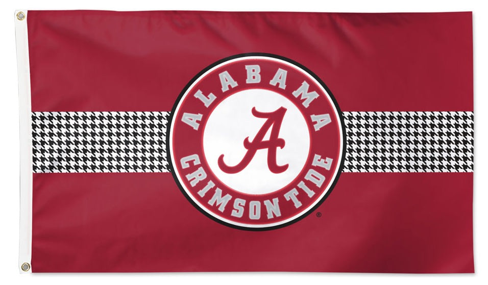 Alabama Embroidered Flag 2 Sided heartlandflags