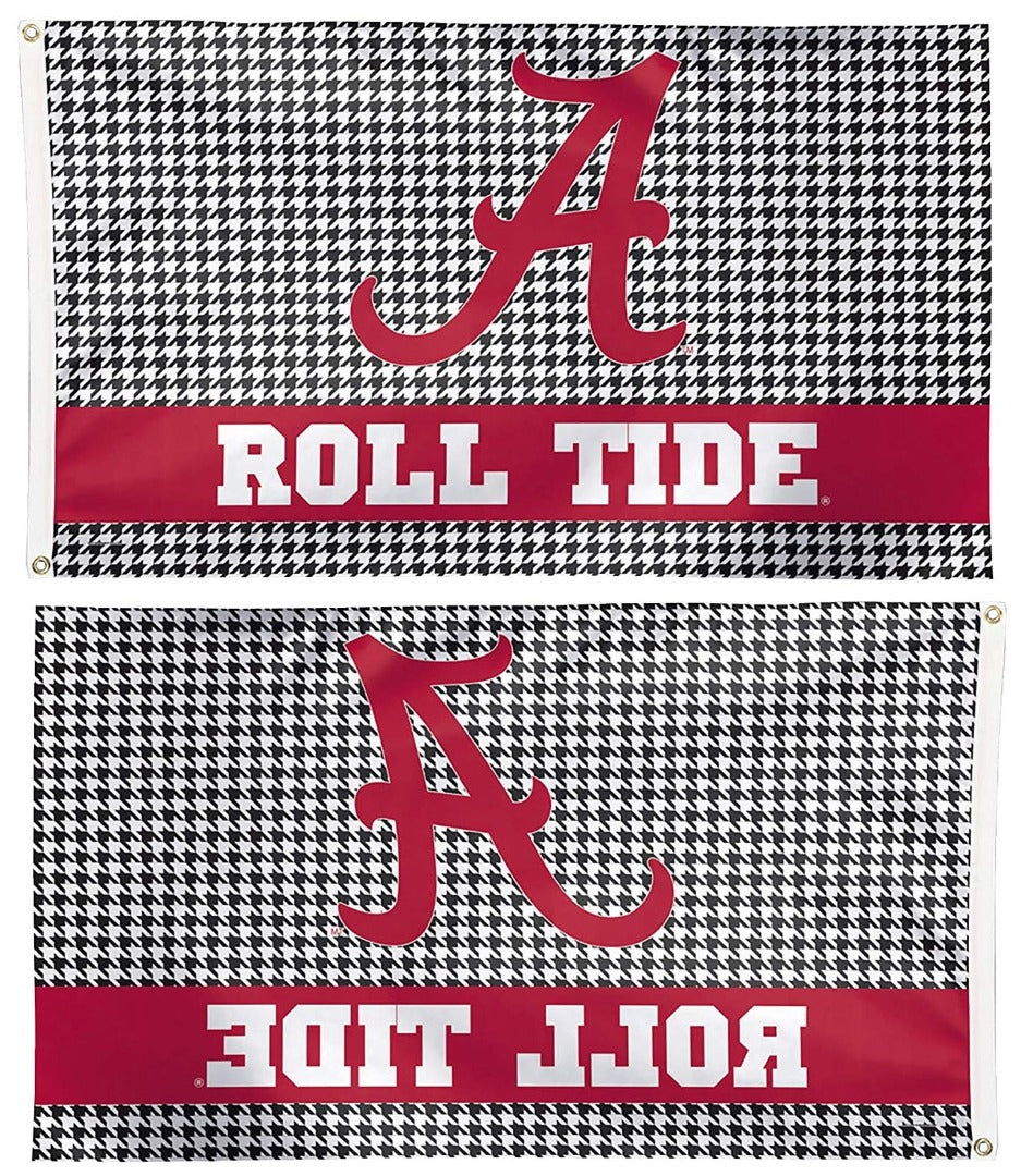 Alabama Flag 3x5 Houndstooth Roll Tide heartlandflags