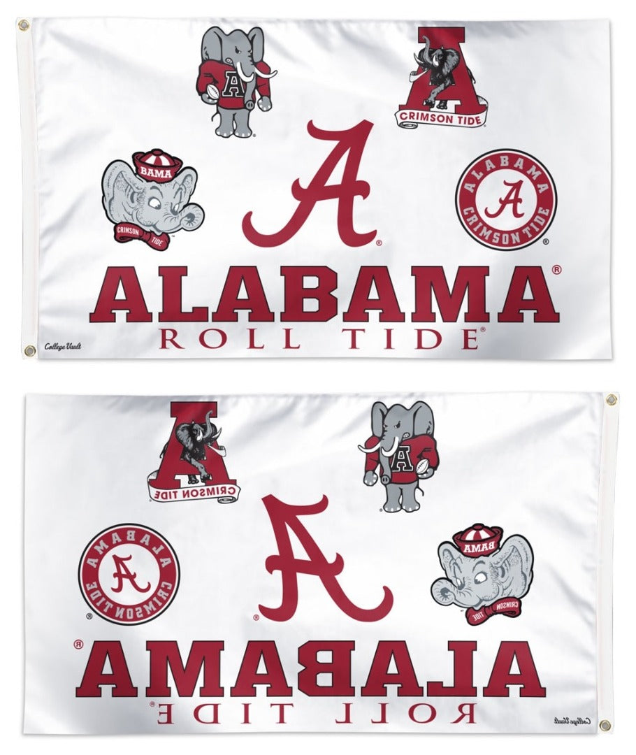 Alabama Roll Tide Flag 3x5 Logo Evolution heartlandflags