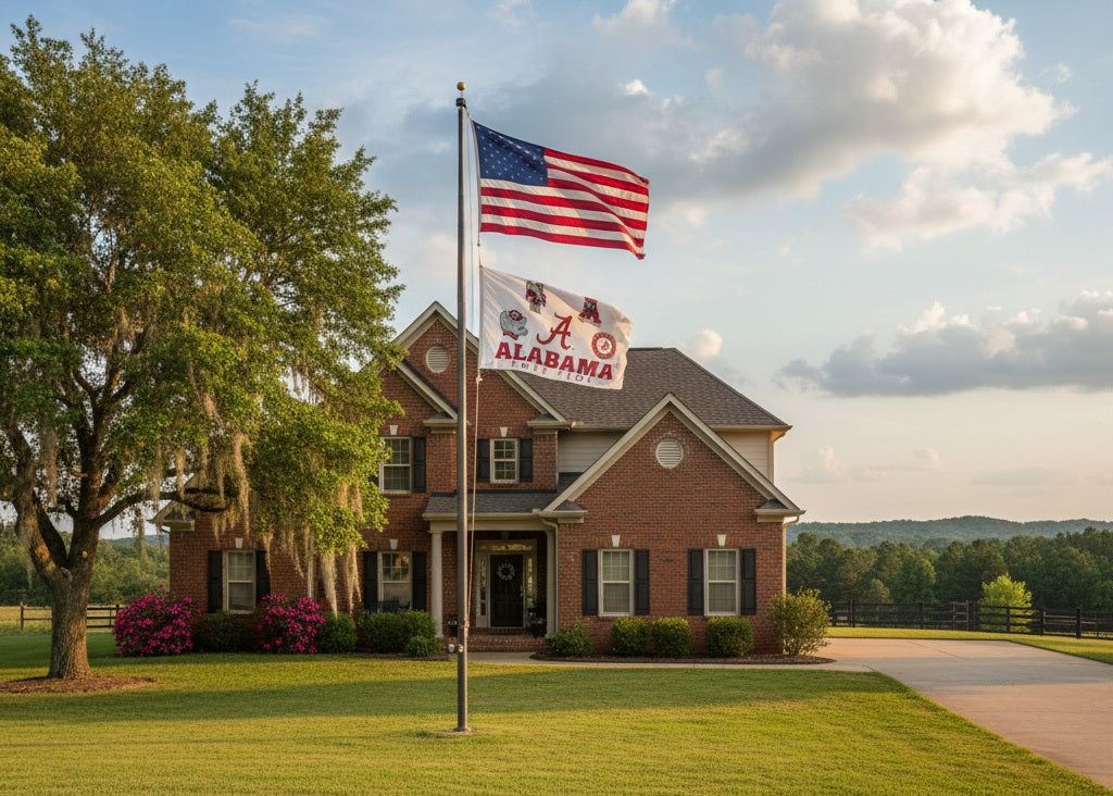 Alabama Roll Tide Flag 3x5 Logo Evolution heartlandflags
