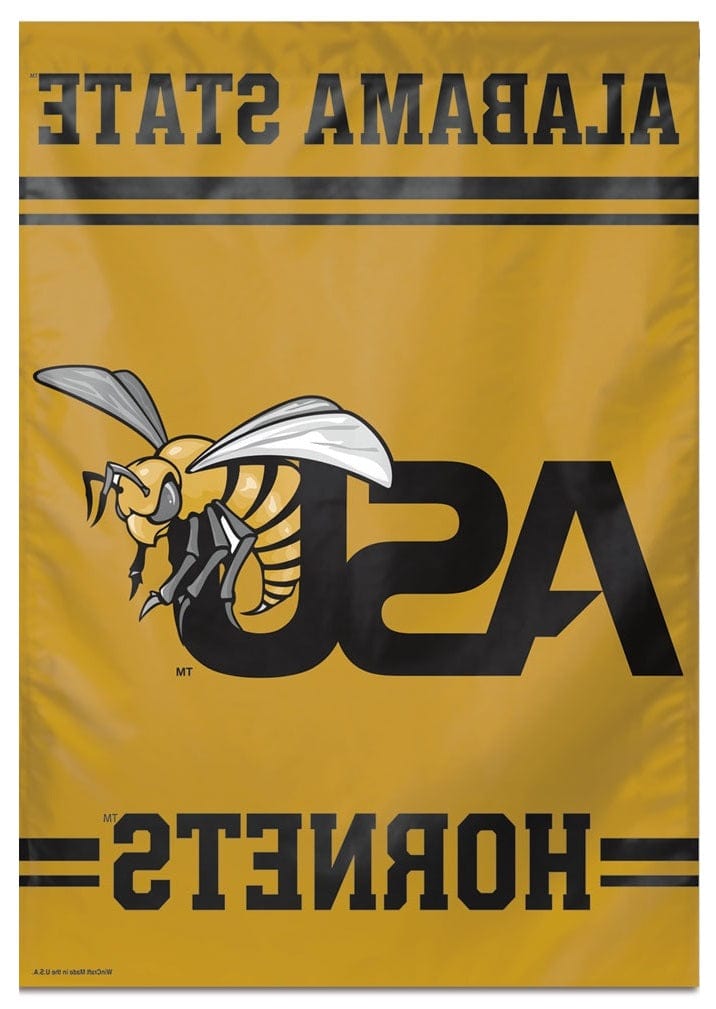 Alabama State Hornets Flag Vertical ASU Logo Banner heartlandflags