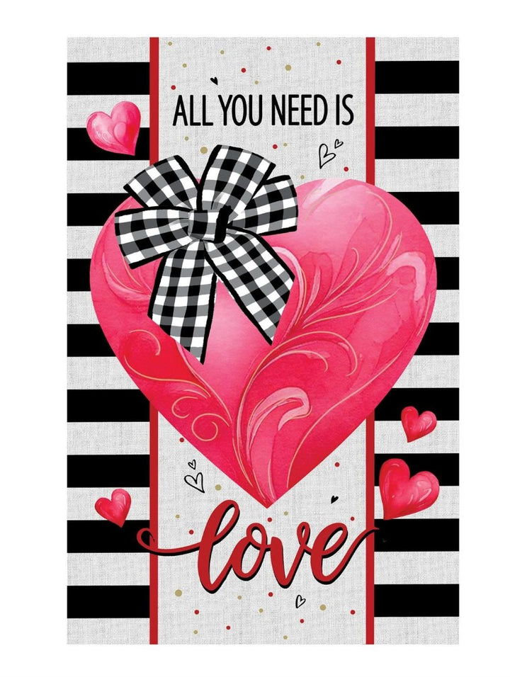 All You Need Is Love 2 Sided Garden Flag heartlandflags