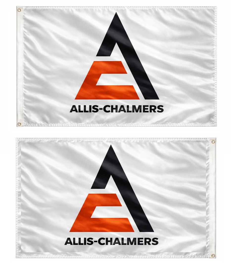 Allis Chalmers Flag 3x5 Logo 2 Sided heartlandflags