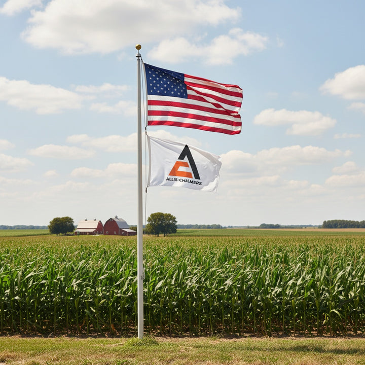 Allis Chalmers Flag 3x5 Logo 2 Sided heartlandflags