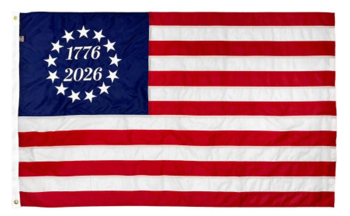 America 250 Commemorative Betsy Ross 3x5 Flag heartlandflags