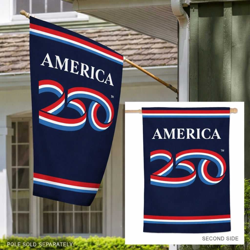 America 250th Anniversary 2 Sided Banner heartlandflags