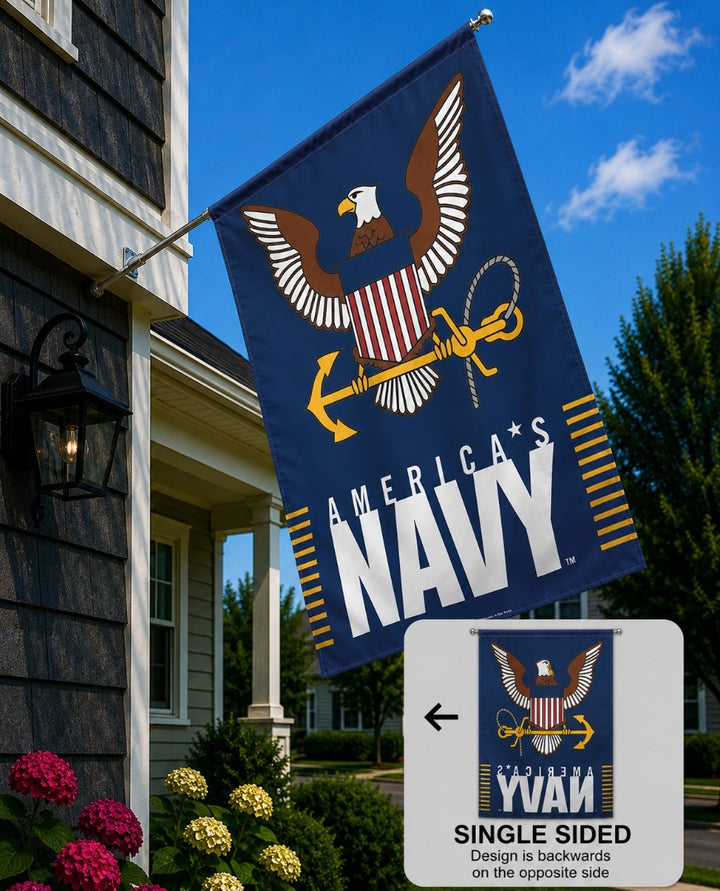 America's Navy Banner US Navy heartlandflags