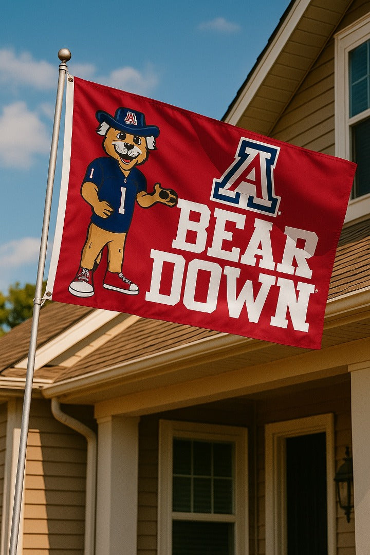 Arizona Bear Down 3x5 Flag heartlandflags