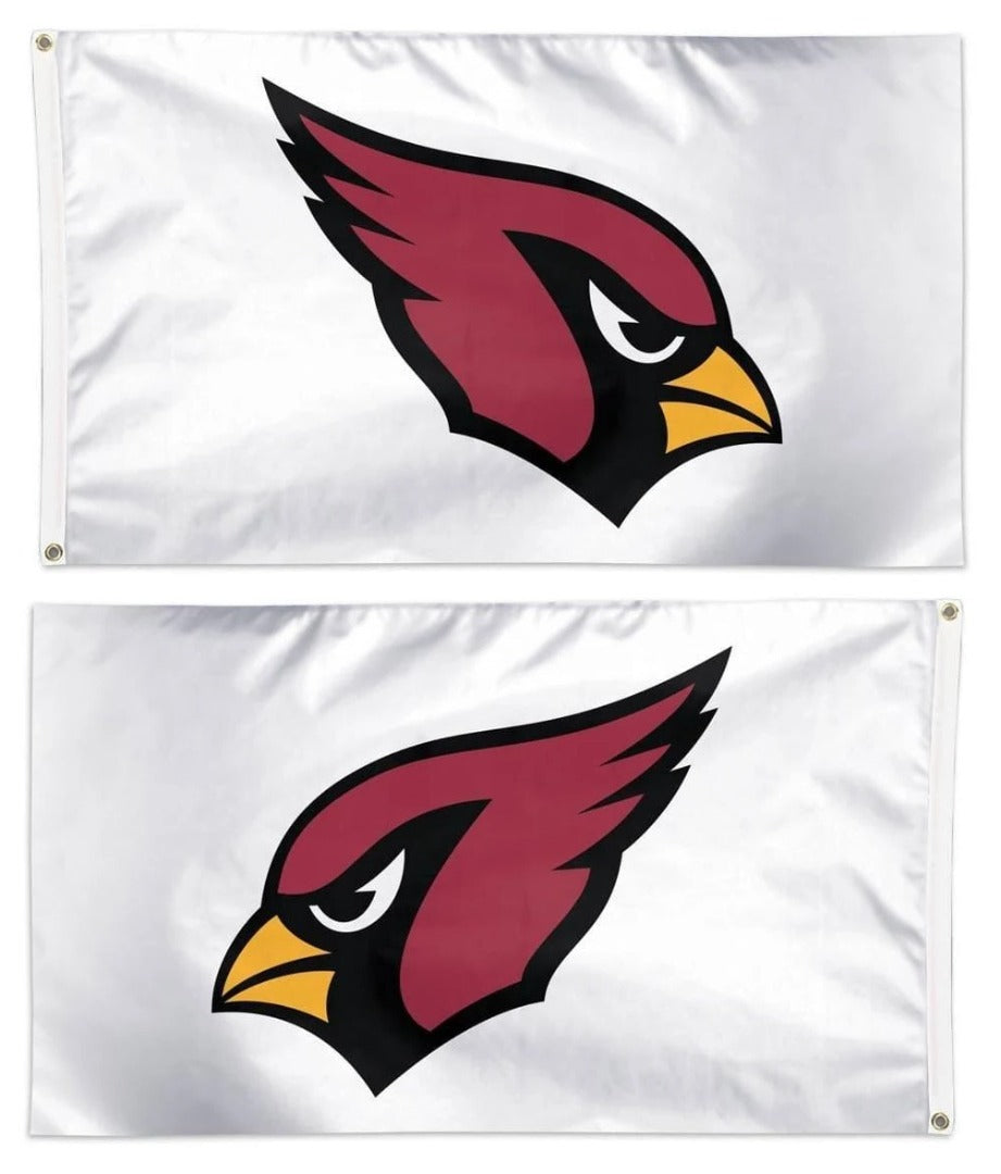 Arizona Cardinals White 3x5 Flag Logo heartlandflags