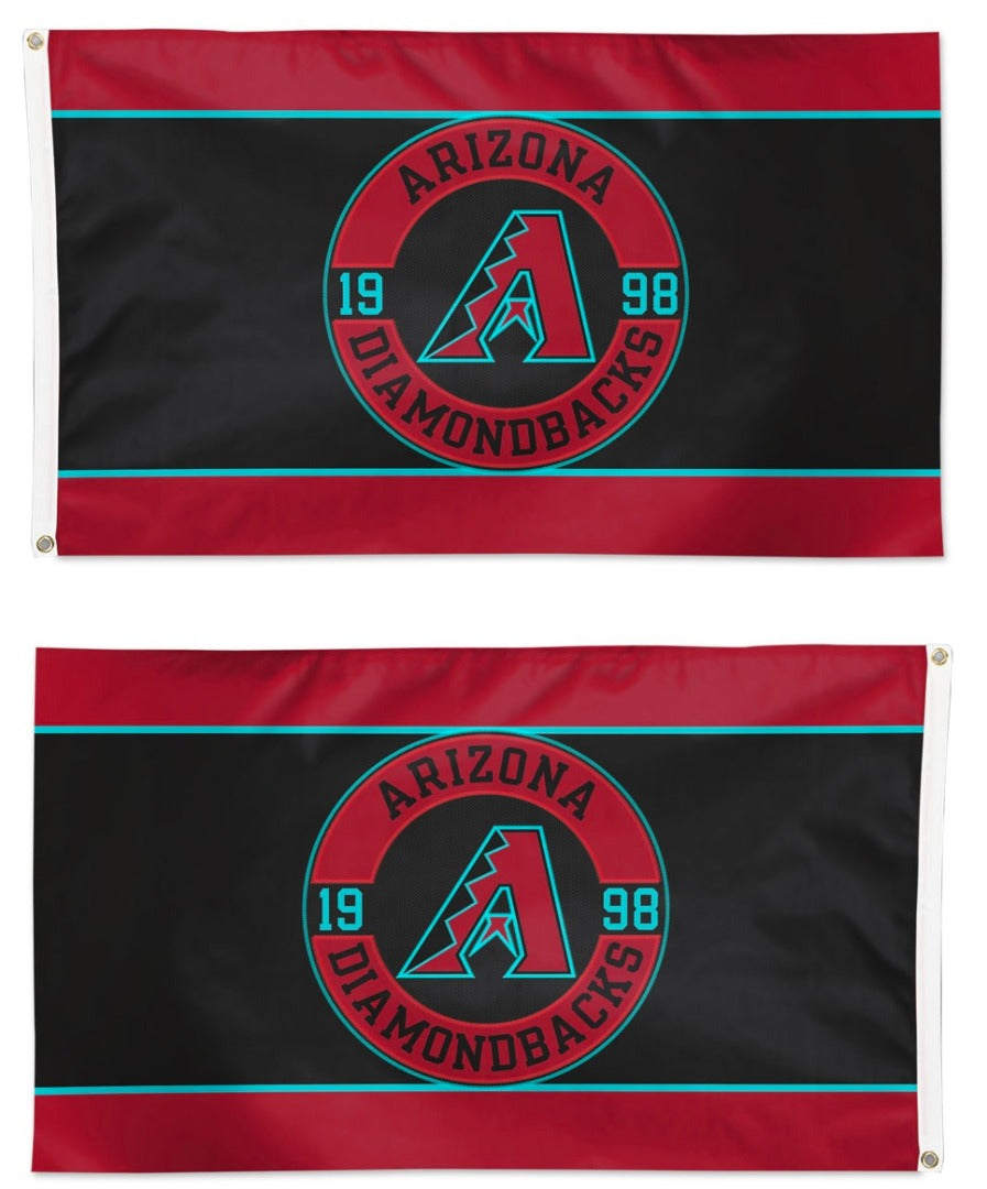 Arizona Diamondbacks Embroidered Flag 2 Sided 3x5 heartlandflags