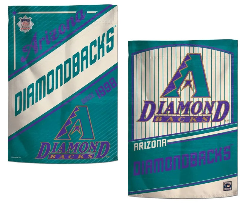 Arizona Diamondbacks Garden Flag 2 Sided Retro Classic heartlandflags