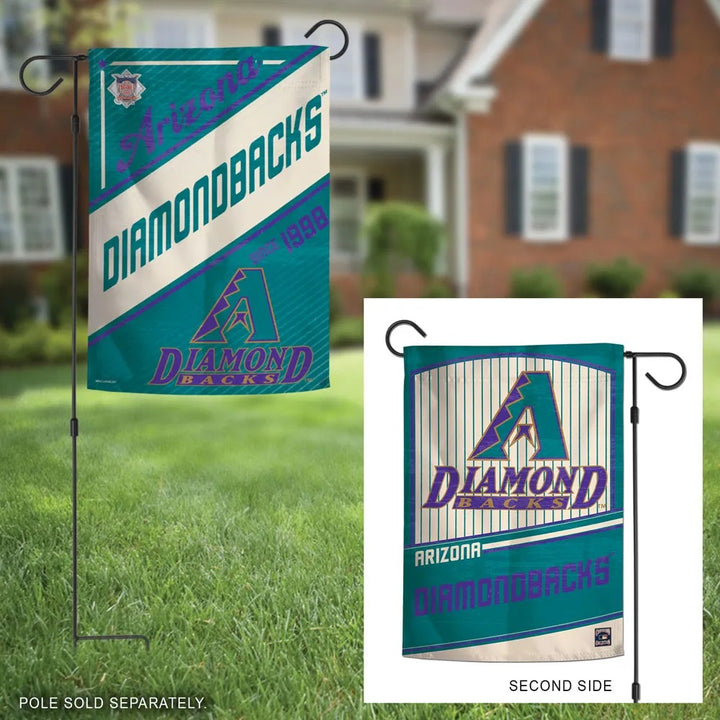 Arizona Diamondbacks Garden Flag 2 Sided Retro Classic heartlandflags