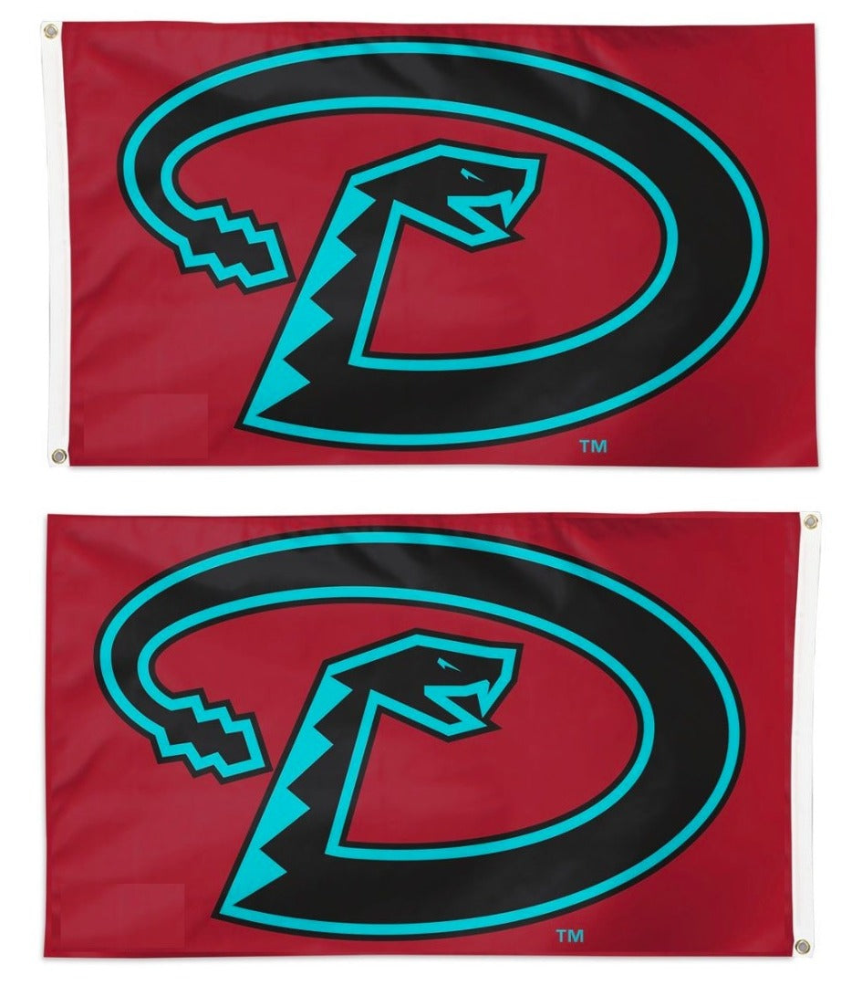 Arizona Diamondbacks Snake Flag 2 Sided MLB