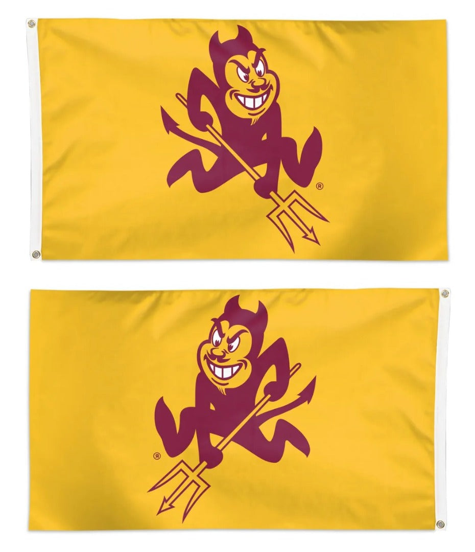 Arizona State Logo Yellow 3x5 Flag heartlandflags