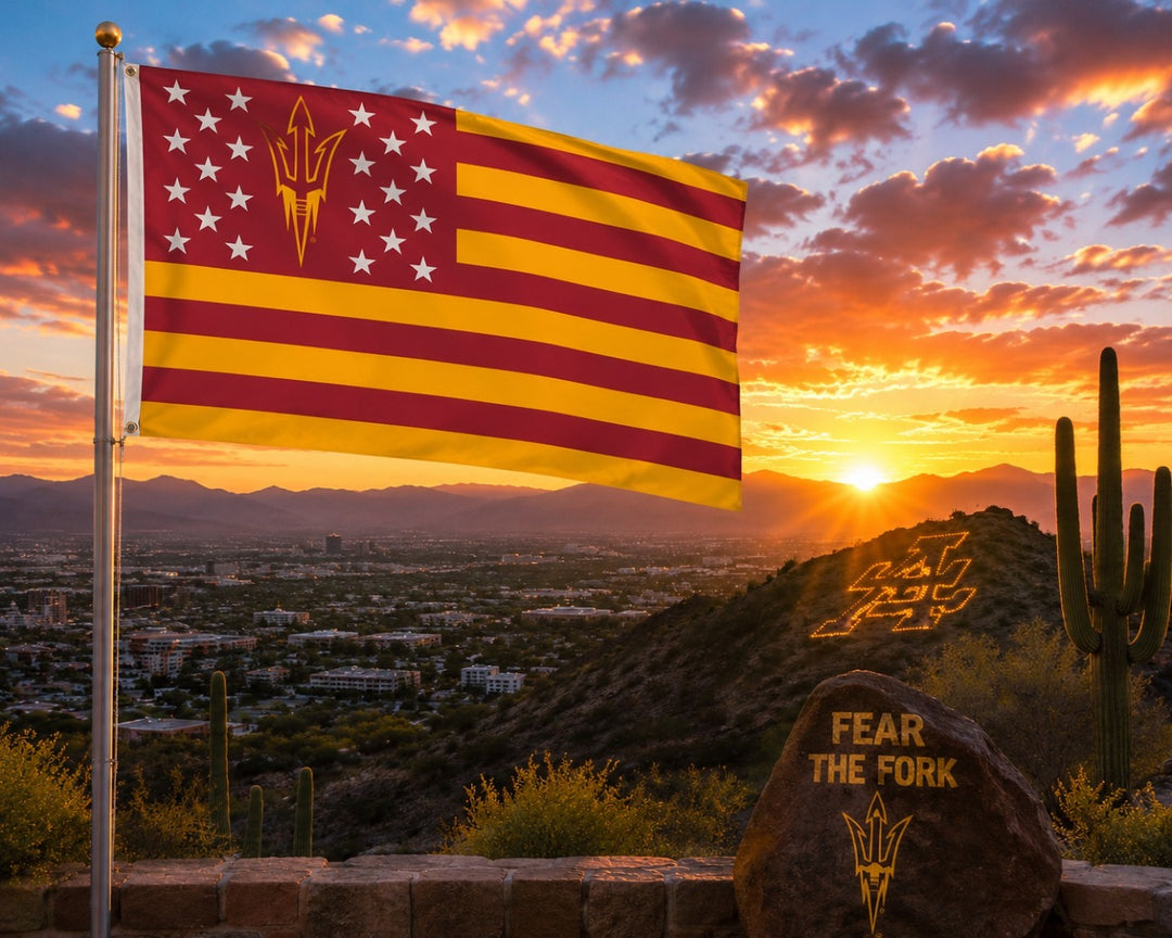 Arizona State Sun Devils Americana 3x5 Flag heartlandflags