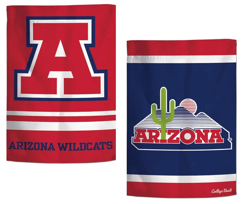 Arizona Wildcats Garden Flag 2 Sided Logo heartlandflags