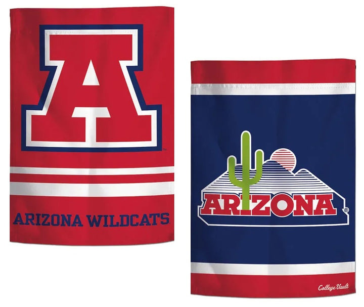 Arizona Wildcats Garden Flag 2 Sided Logo heartlandflags