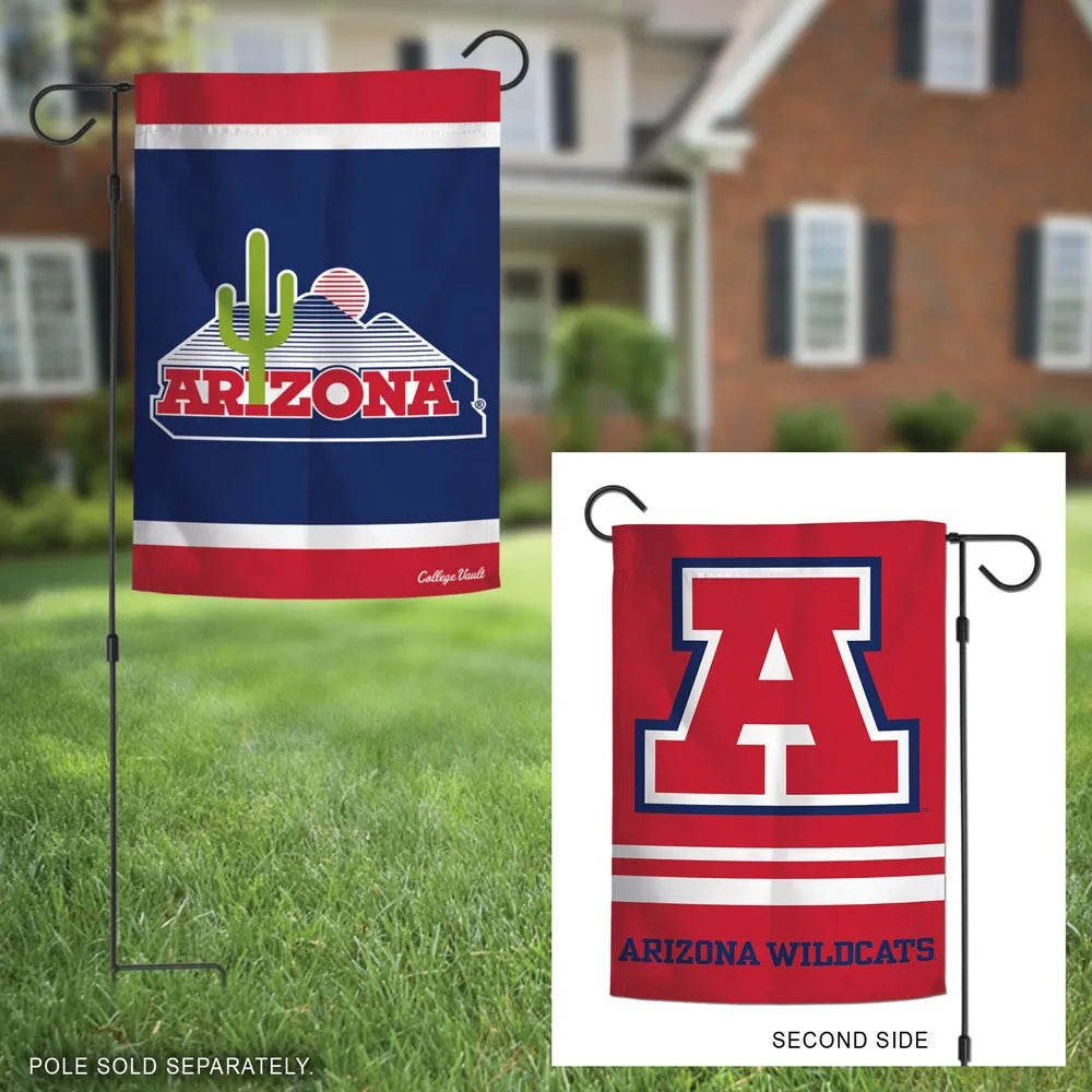 Arizona Wildcats Garden Flag 2 Sided Logo heartlandflags
