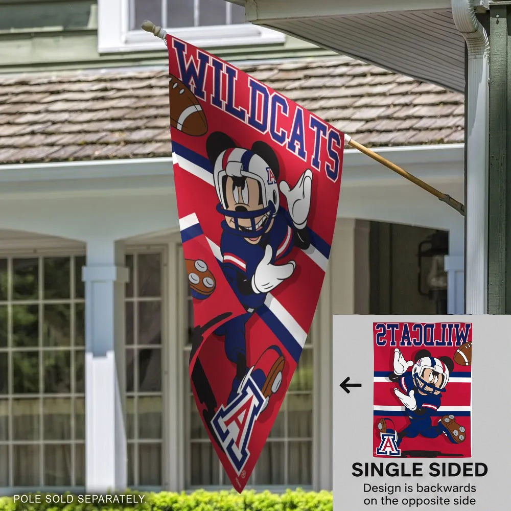 Arizona Wildcats Mickey Mouse Banner heartlandflags