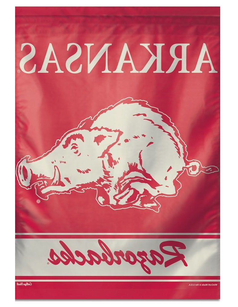 Arkansas Razorback Banner Throwback Logo House Flag heartlandflags